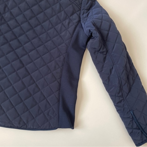 Tommy Hilfiger Quilted Navy Blue Full Zip Winter Jacket, Size S Small - Picture 15 of 15
